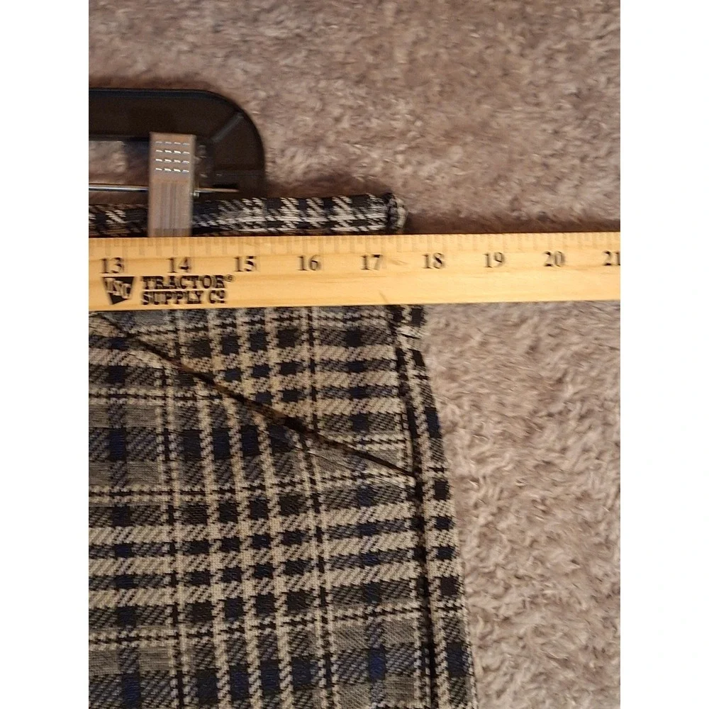 VTG 70s Plaid Trousers Mens 35